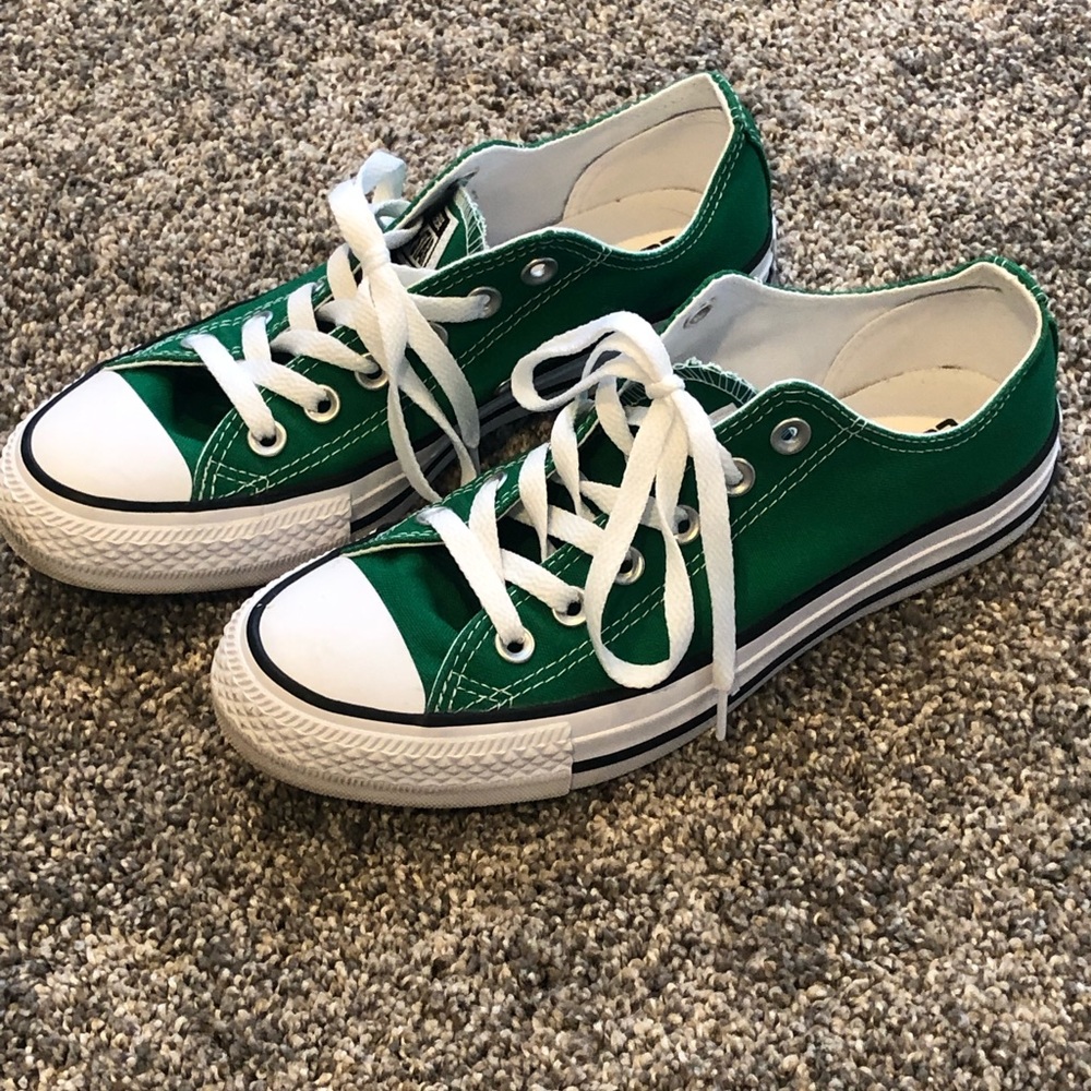 Green Converse Shoes Women’s 7.5